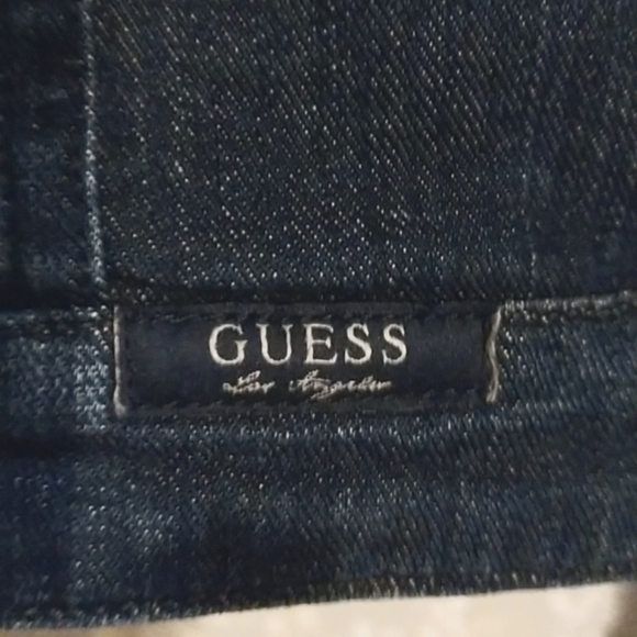 Guess 1981 leather and denim jacket - Picture 5 of 7